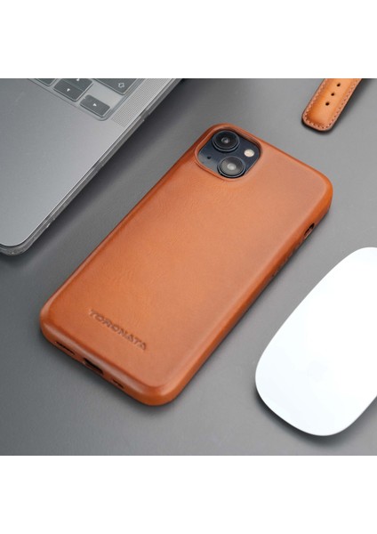 Apple iPhone 14 Plus Kılıf - El Yapımı Apple iPhone 14 Plus Deri Kılıf - Kişiselleştirilebilir Telefon Kılıfı - Taba