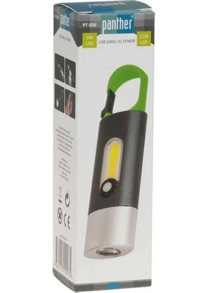 Panther PT-926 USB Şarjlı El Feneri indirimleri