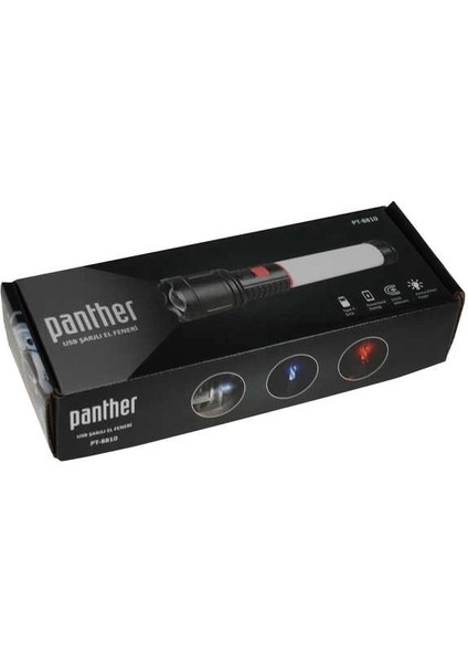 Panther PT-8810 USB Şarjlı El Feneri indirimleri