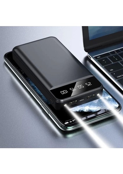Power Bank 30000 Mah Harici Pil, Taşınabilir Şarj Cihazı (4172)