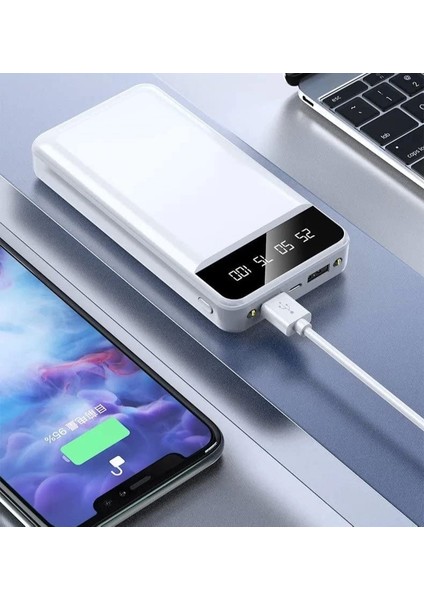 Power Bank 30000 Mah Harici Pil, Taşınabilir Şarj Cihazı (4172)