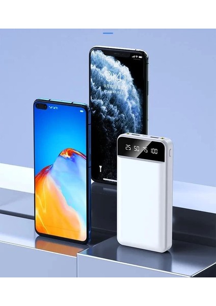 Power Bank 30000 Mah Harici Pil, Taşınabilir Şarj Cihazı (4172)