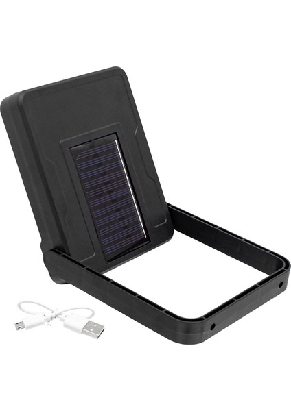 Cob Ledli Solar Panelli Çok Fonksiyonlu Lamba (4887)