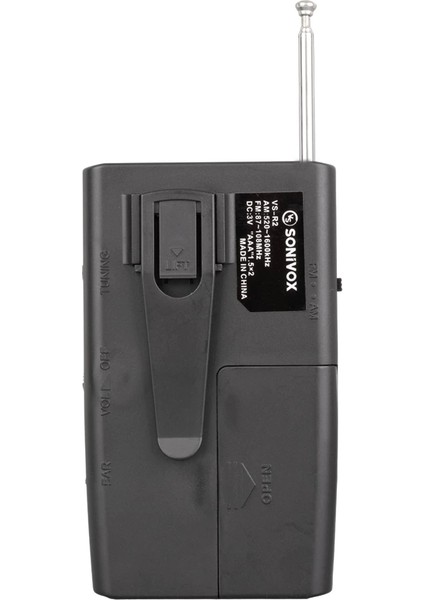Krem Renk Analog Radyo Vs-R2 (4887)