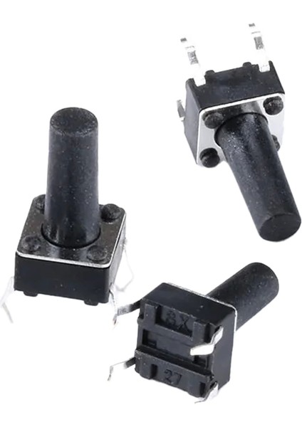 Tact Swıtch Şaseli 6X6X7MM IC-200 (C9 Buton) (4887)
