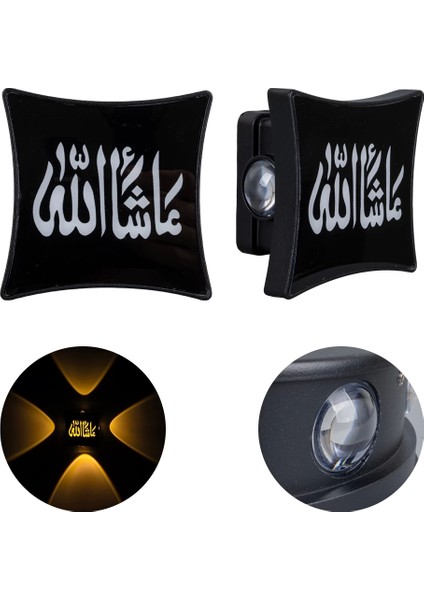 3000K Maşallah Dekoratif LED Duvar Aplik (4887)