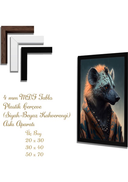 Ahşap Tablolar- Yapay Zeka ile Oluşturulmuş Görseller Uv Baskı-Mdf Tablo /2810