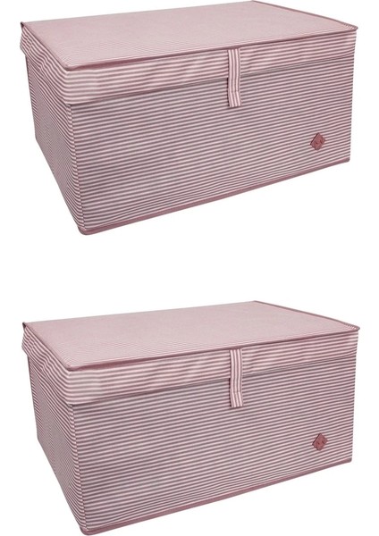 Düzenleyici Kutu Organizer Cırtlı Hurç Maxi Boy 30 cm x 40 cm x 50 cm (3 Adet)
