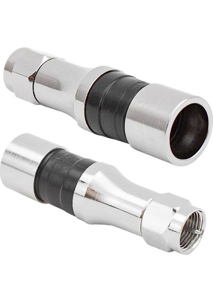 Erkek Sıkmalı RG11 F Konnektör Compressıon CTF111 Boğazlı Iğneli (4887)