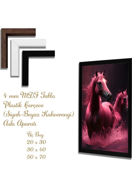 Ahşap Tablolar- Yapay Zeka ile Oluşturulmuş Görseller Uv Baskı-Mdf Tablo /843