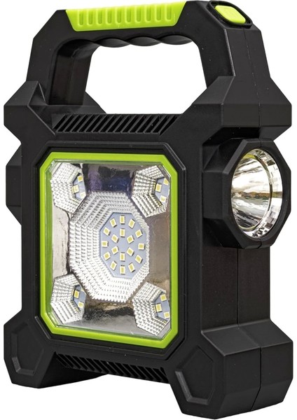 3 Kademeli Şarjlı Çok Fonksiyonlu Solar Işıldak (Om-17) (4887)