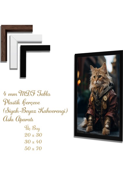 Ahşap Tablolar- Yapay Zeka ile Oluşturulmuş Görseller Uv Baskı-Mdf Tablo /2884