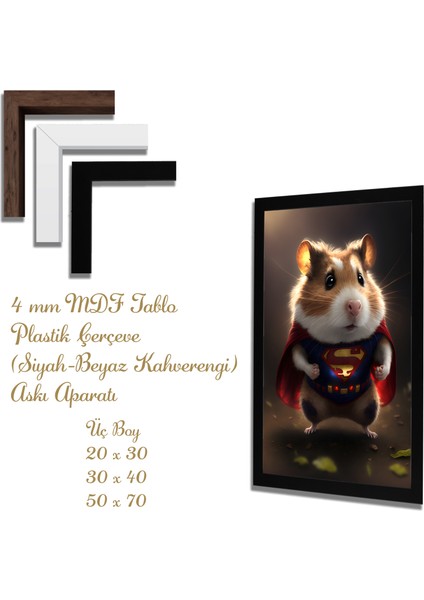 Ahşap Tablolar- Yapay Zeka ile Oluşturulmuş Görseller Uv Baskı-Mdf Tablo /608