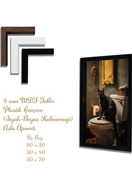 Ahşap Tablolar- Yapay Zeka ile Oluşturulmuş Görseller Uv Baskı-Mdf Tablo /803
