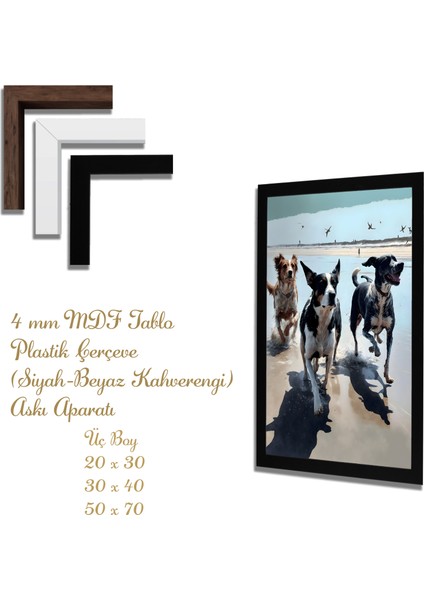 Ahşap Tablolar- Yapay Zeka ile Oluşturulmuş Görseller Uv Baskı-Mdf Tablo /2926