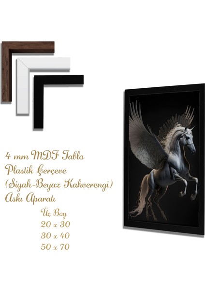 Ahşap Tablolar- Yapay Zeka ile Oluşturulmuş Görseller Uv Baskı-Mdf Tablo /241