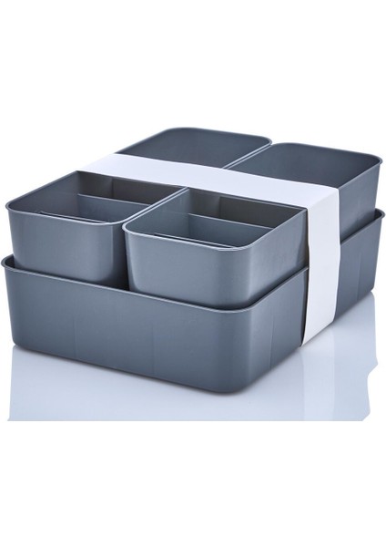 3'lü Set Bölmeli Makyaj Takı Organizer, Banyo Mutfak Düzenleyici 15GÖZLÜ 1ADET, 5gözlü 2ADET Antras modelleri