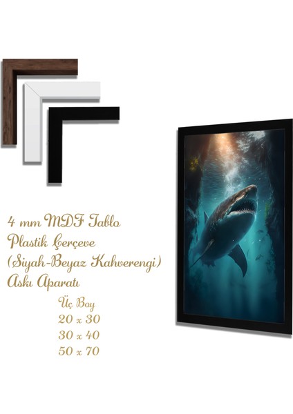 Ahşap Tablolar- Yapay Zeka ile Oluşturulmuş Görseller Uv Baskı-Mdf Tablo /281