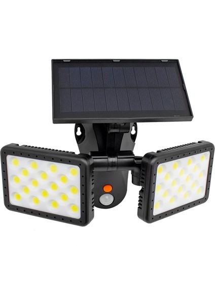 W770B Sensörlü 36 Cob Ledli Solar Aydınlatmalı Duvar Lambası (4887)