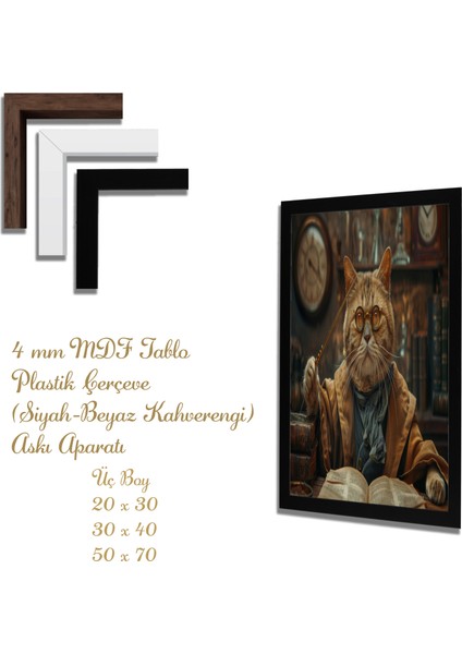 Ahşap Tablolar- Yapay Zeka ile Oluşturulmuş Görseller Uv Baskı-Mdf Tablo /6041