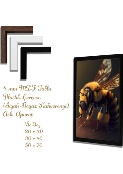 Ahşap Tablolar- Yapay Zeka ile Oluşturulmuş Görseller Uv Baskı-Mdf Tablo /424