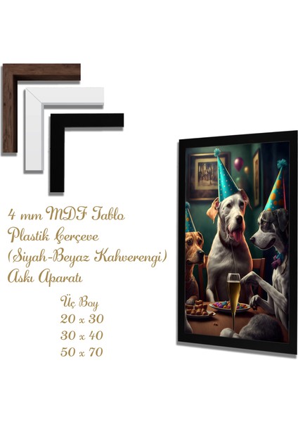 Ahşap Tablolar- Yapay Zeka ile Oluşturulmuş Görseller Uv Baskı-Mdf Tablo /464