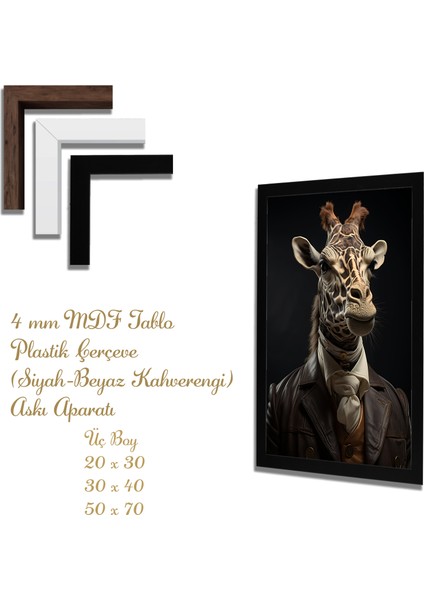 Ahşap Tablolar- Yapay Zeka ile Oluşturulmuş Görseller Uv Baskı-Mdf Tablo /641
