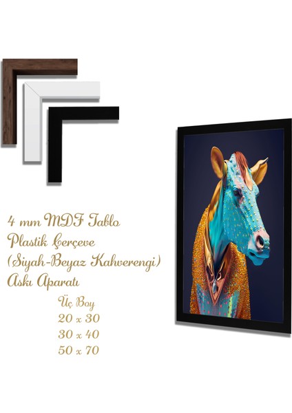 Ahşap Tablolar- Yapay Zeka ile Oluşturulmuş Görseller Uv Baskı-Mdf Tablo /5575