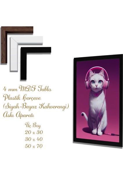 Ahşap Tablolar- Yapay Zeka ile Oluşturulmuş Görseller Uv Baskı-Mdf Tablo /842