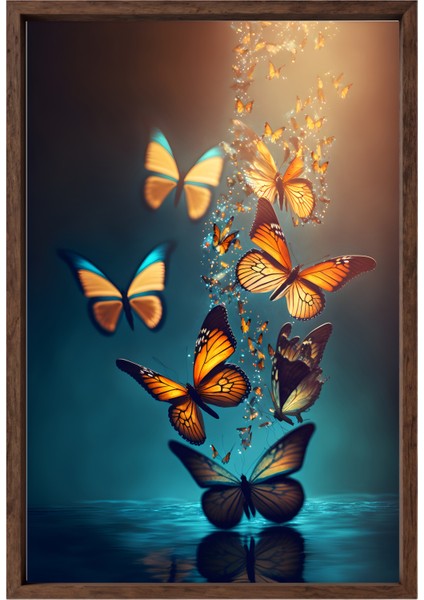 Ahşap Tablolar- Yapay Zeka ile Oluşturulmuş Görseller Uv Baskı-Mdf Tablo /5439