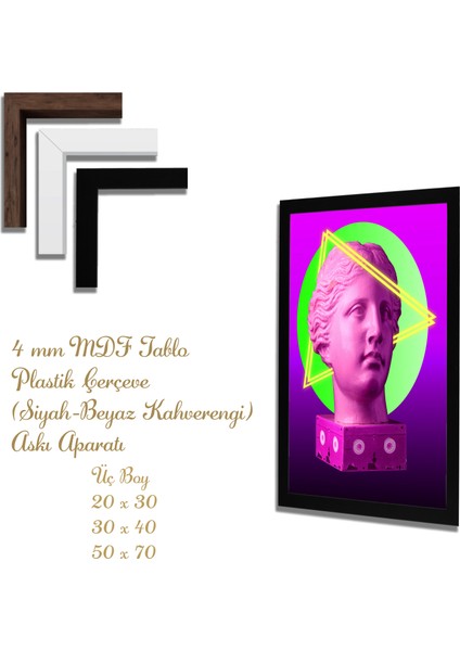 Ahşap Tablolar- Yapay Zeka ile Oluşturulmuş Görseller Uv Baskı-Mdf Tablo /5795