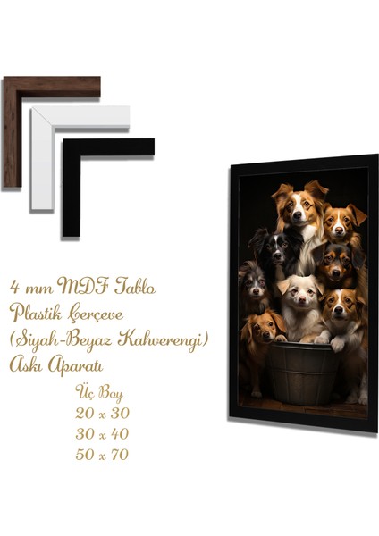 Ahşap Tablolar- Yapay Zeka ile Oluşturulmuş Görseller Uv Baskı-Mdf Tablo /5597