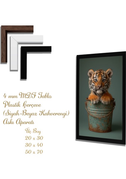 Ahşap Tablolar- Yapay Zeka ile Oluşturulmuş Görseller Uv Baskı-Mdf Tablo /595