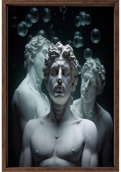 Ahşap Tablolar- Yapay Zeka ile Oluşturulmuş Görseller Uv Baskı-Mdf Tablo /5644