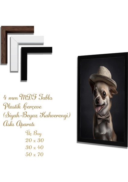 Ahşap Tablolar- Yapay Zeka ile Oluşturulmuş Görseller Uv Baskı-Mdf Tablo /6013