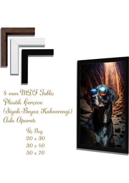 Ahşap Tablolar- Yapay Zeka ile Oluşturulmuş Görseller Uv Baskı-Mdf Tablo /5814