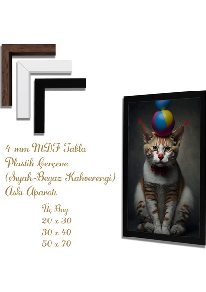 Ahşap Tablolar- Yapay Zeka ile Oluşturulmuş Görseller Uv Baskı-Mdf Tablo /6072