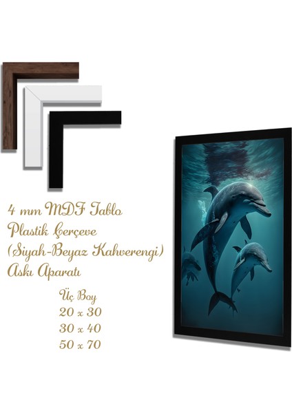Ahşap Tablolar- Yapay Zeka ile Oluşturulmuş Görseller Uv Baskı-Mdf Tablo /5878