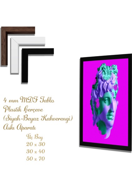 Ahşap Tablolar- Yapay Zeka ile Oluşturulmuş Görseller Uv Baskı-Mdf Tablo /541