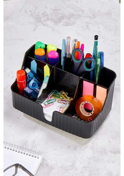 Line 6' Bölmeli Çok Amaçlı Masa Üstü Düzenleyici Kalemlik -Takı- Makyaj Organizeri modelleri