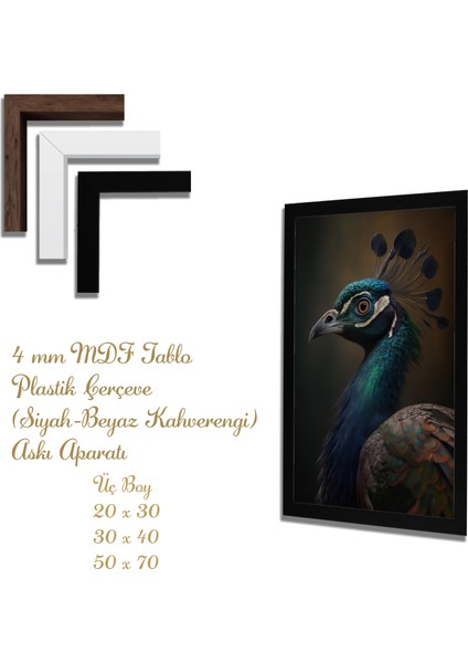 Ahşap Tablolar- Yapay Zeka ile Oluşturulmuş Görseller Uv Baskı-Mdf Tablo /5825