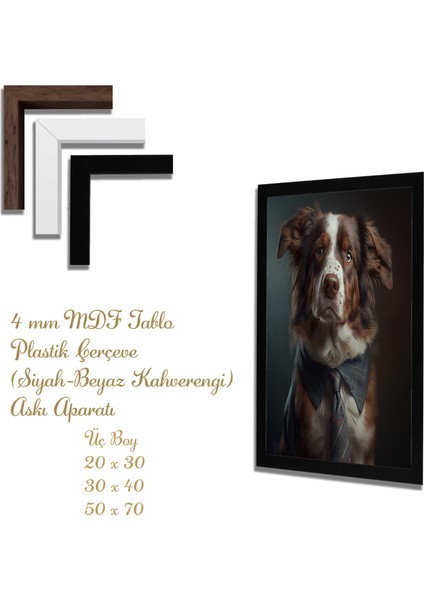 Ahşap Tablolar- Yapay Zeka ile Oluşturulmuş Görseller Uv Baskı-Mdf Tablo /6017