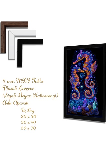 Ahşap Tablolar- Yapay Zeka ile Oluşturulmuş Görseller Uv Baskı-Mdf Tablo /6046