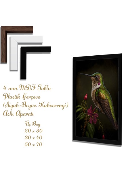 Ahşap Tablolar- Yapay Zeka ile Oluşturulmuş Görseller Uv Baskı-Mdf Tablo /584