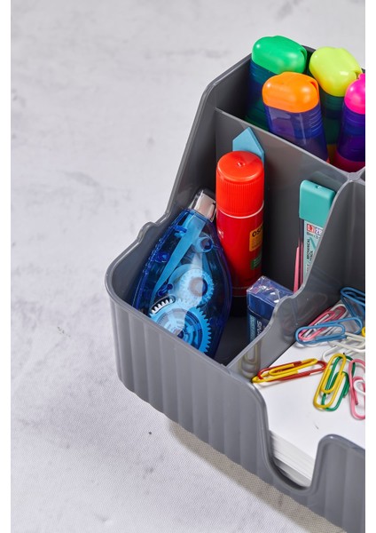 Line 6' Bölmeli Çok Amaçlı Masa Üstü Düzenleyici Kalemlik -Takı- Makyaj Organizeri indirimleri