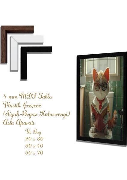 Ahşap Tablolar- Yapay Zeka ile Oluşturulmuş Görseller Uv Baskı-Mdf Tablo /5382