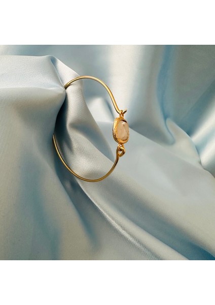 316L Çelik Gold Geometrik Bileklik