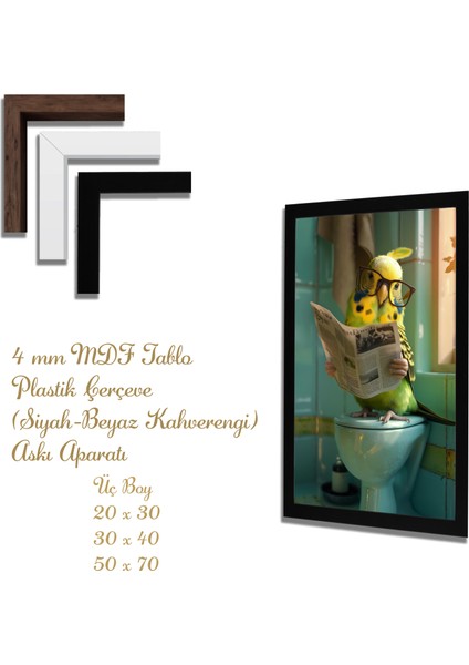 Ahşap Tablolar- Yapay Zeka ile Oluşturulmuş Görseller Uv Baskı-Mdf Tablo /5821