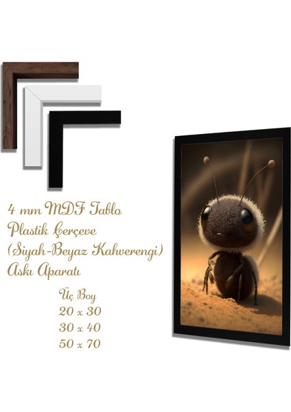 Ahşap Tablolar- Yapay Zeka ile Oluşturulmuş Görseller Uv Baskı-Mdf Tablo /5634