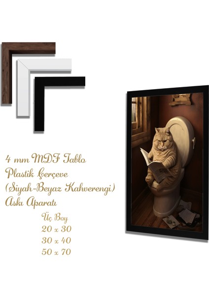 Ahşap Tablolar- Yapay Zeka ile Oluşturulmuş Görseller Uv Baskı-Mdf Tablo /5992